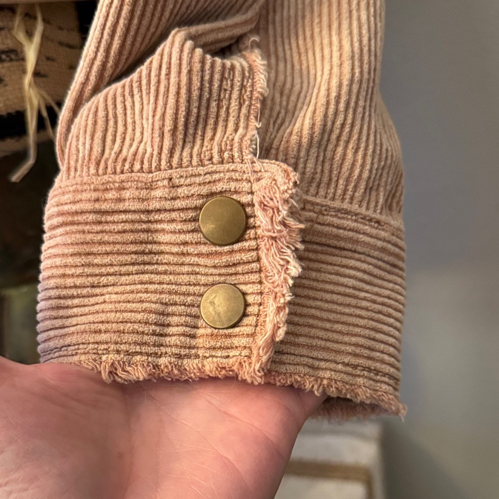 Adorable Pol brand Tan Corduroy Moto style Jacket! Like new! - Picture 2 of 11